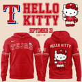 Exclusive Tejas City Connect Texas Rangers x Hello Kitty Hoodie 2026