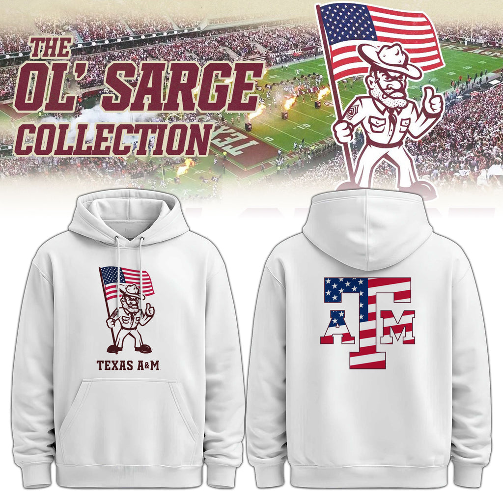 Youth Ol’ Sarge American Flag Hoodie