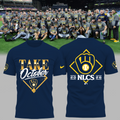 Limited Edition Milwaukee Brewers 2026 Division Series Champions Distressed Locker Room Take October T-shirt
