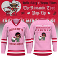 Hello Kitty ❤️ Bruno Mars The Romantic Tour 2026 Hockey Jersey