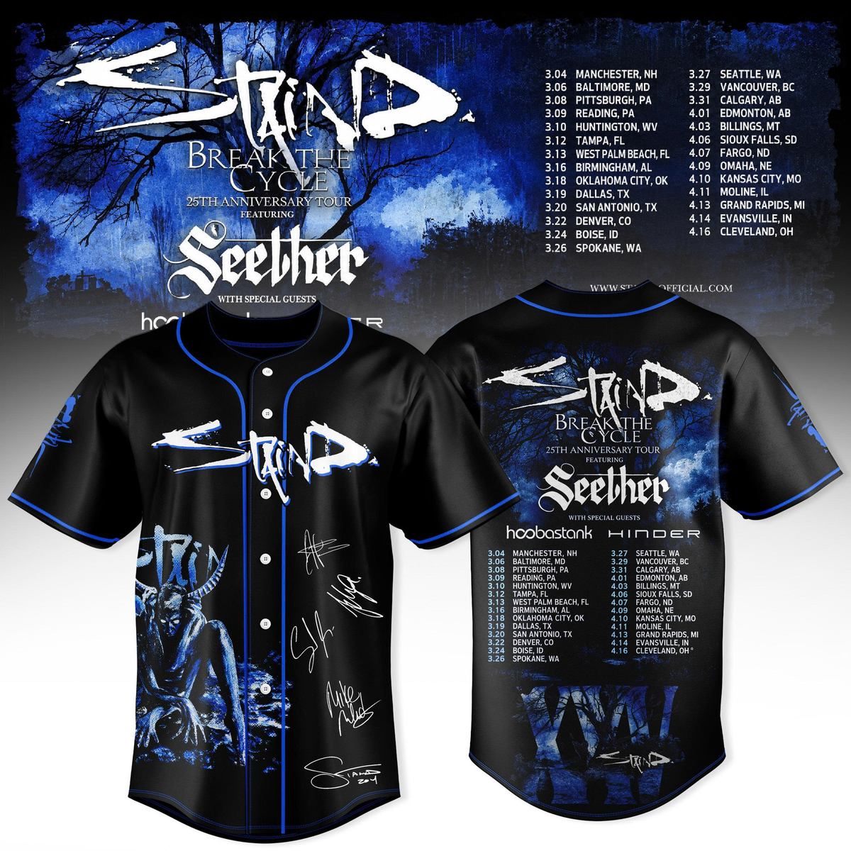 “Break The Cycle” 25th Anniversary Tour 2027Jersey