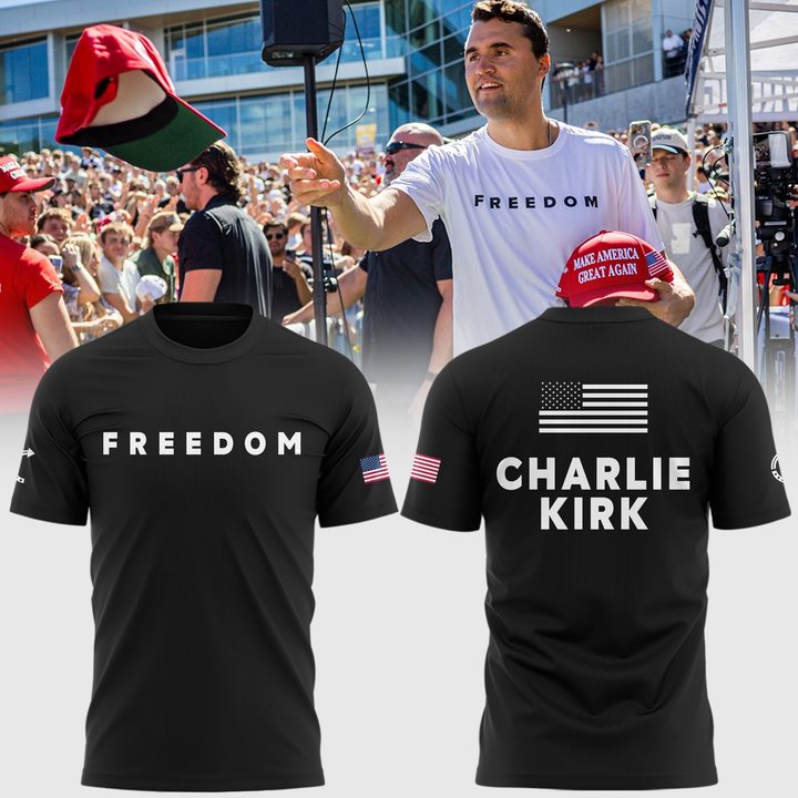 16.Charlie kirk freedom shirt