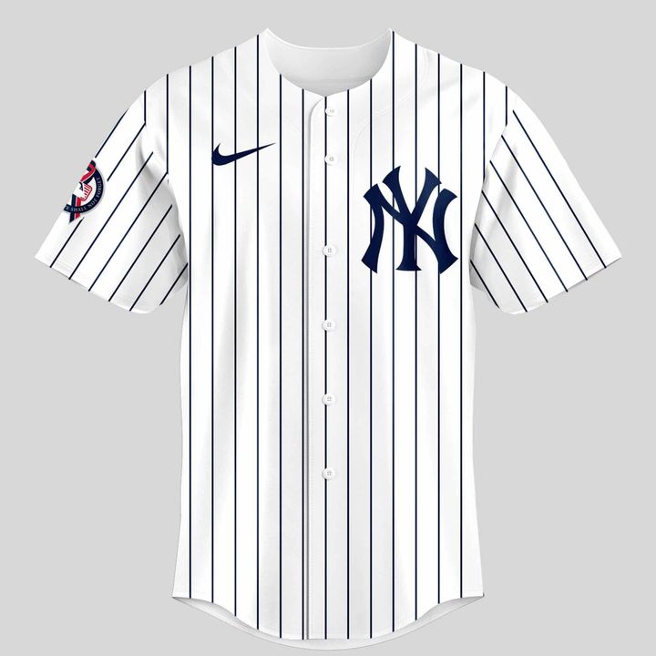 Yankees Never Forget 9/11 Jersey - White