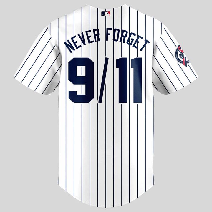 Yankees Never Forget 9/11 Jersey - White