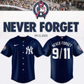 Yankees Never Forget 9/11 Jersey - Navy