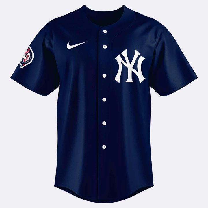 Yankees Never Forget 9/11 Jersey - Navy