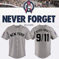 Yankees Never Forget 9/11 Jersey - Gray