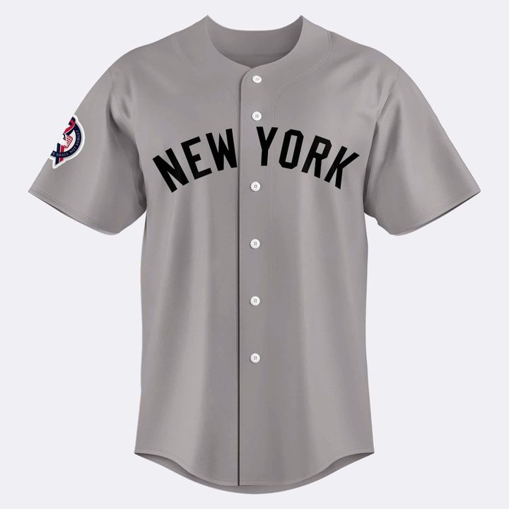 Yankees Never Forget 9/11 Jersey - Gray