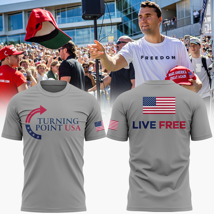 02.Charlie kirk - Turning Point Tshirt