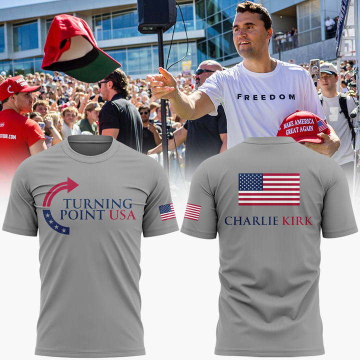 03.Charlie kirk - Turning Point Tshirt