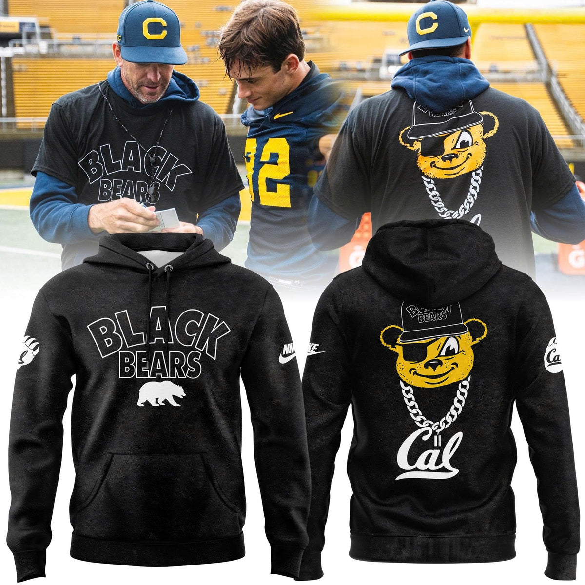 2025 Limited Edition hoodie California Golden Bears football for fans