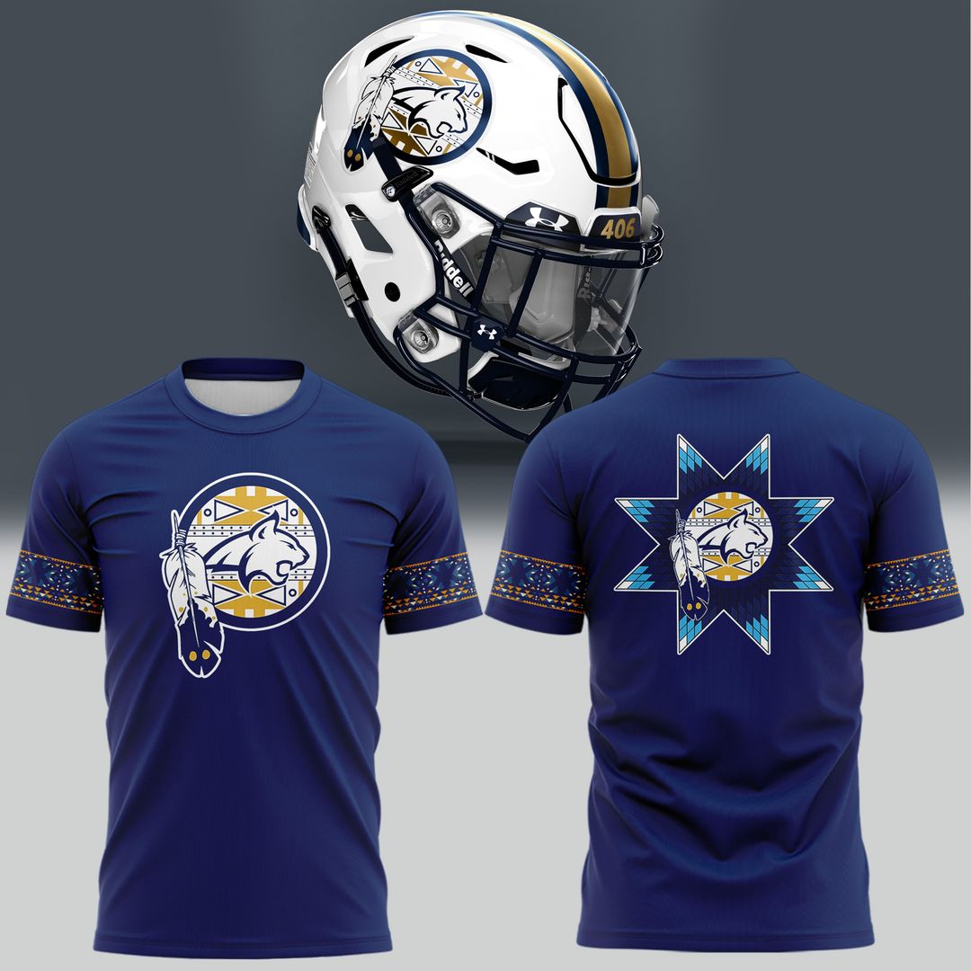 Montana State Football Native American Heritage Month Tshirt