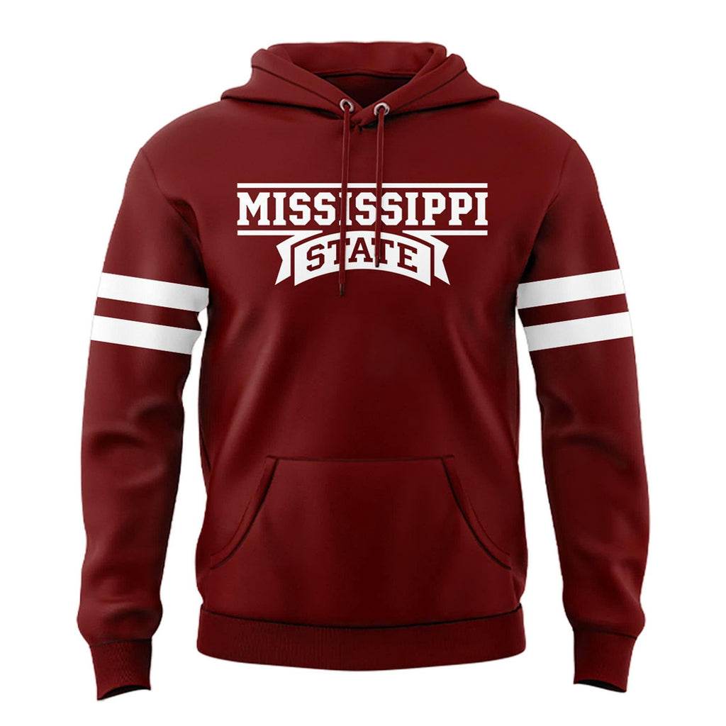 Special 2025 "Mississippi State Football" Uniform Hoodie.