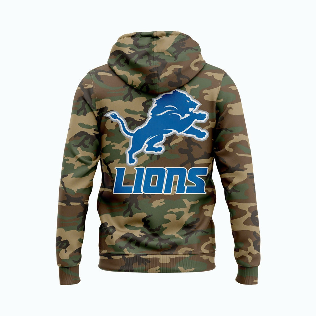 Unisex Camo Detroit Lions Limited Edition Hoodie