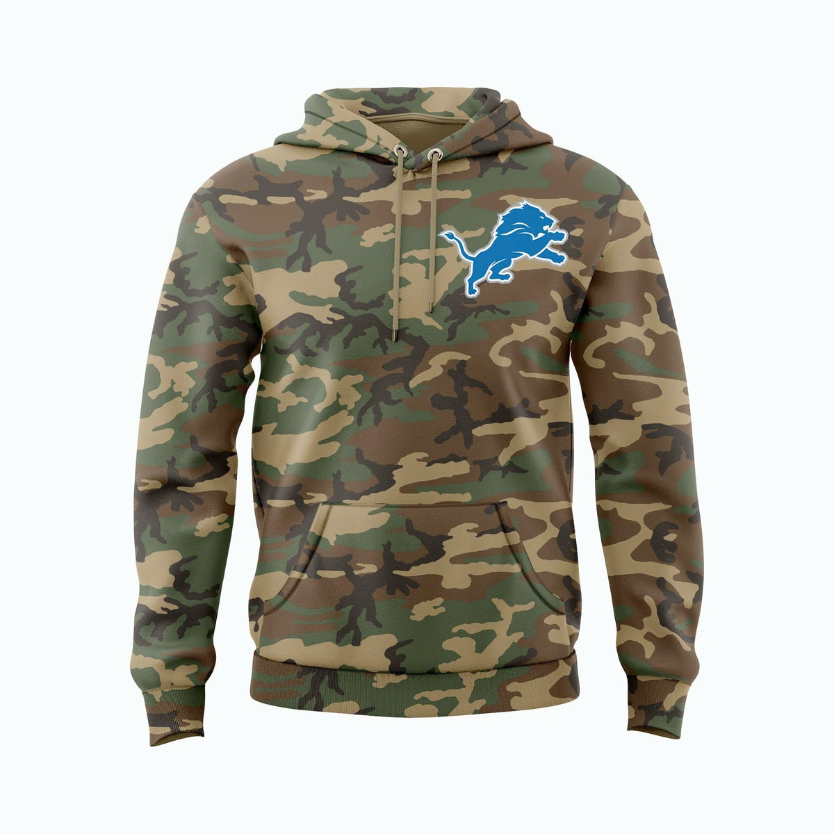 Unisex Camo Detroit Lions Limited Edition Hoodie