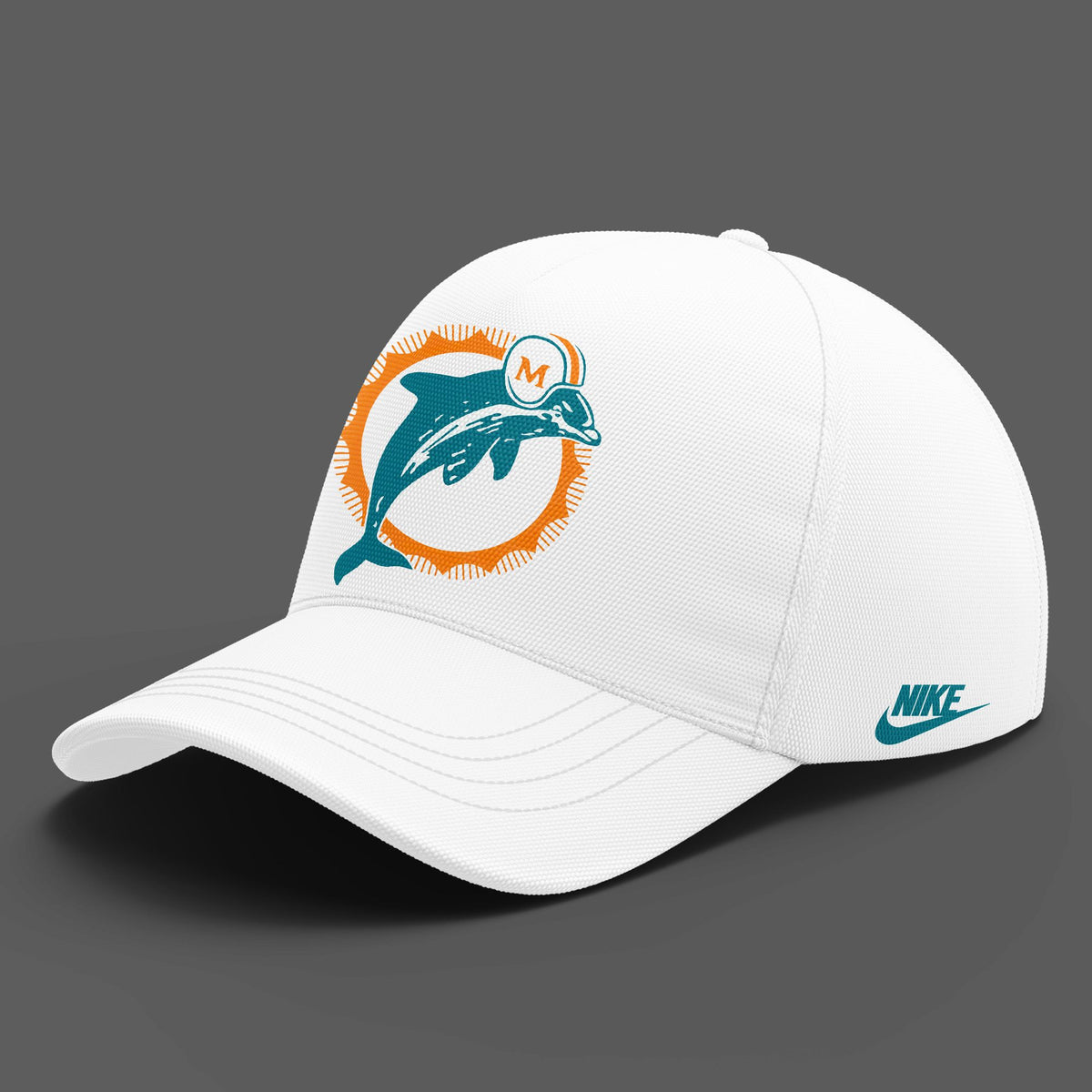 Limited Edition Miami Dolphins Throwback White Hoodie