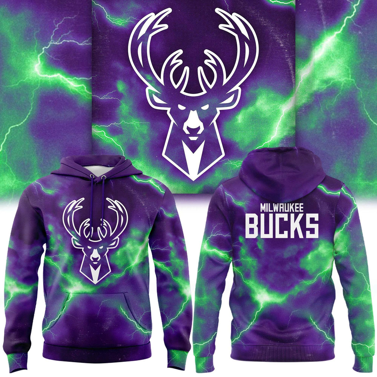 Milwaukee Bucks Uniforms Hoodie - Limited Edition