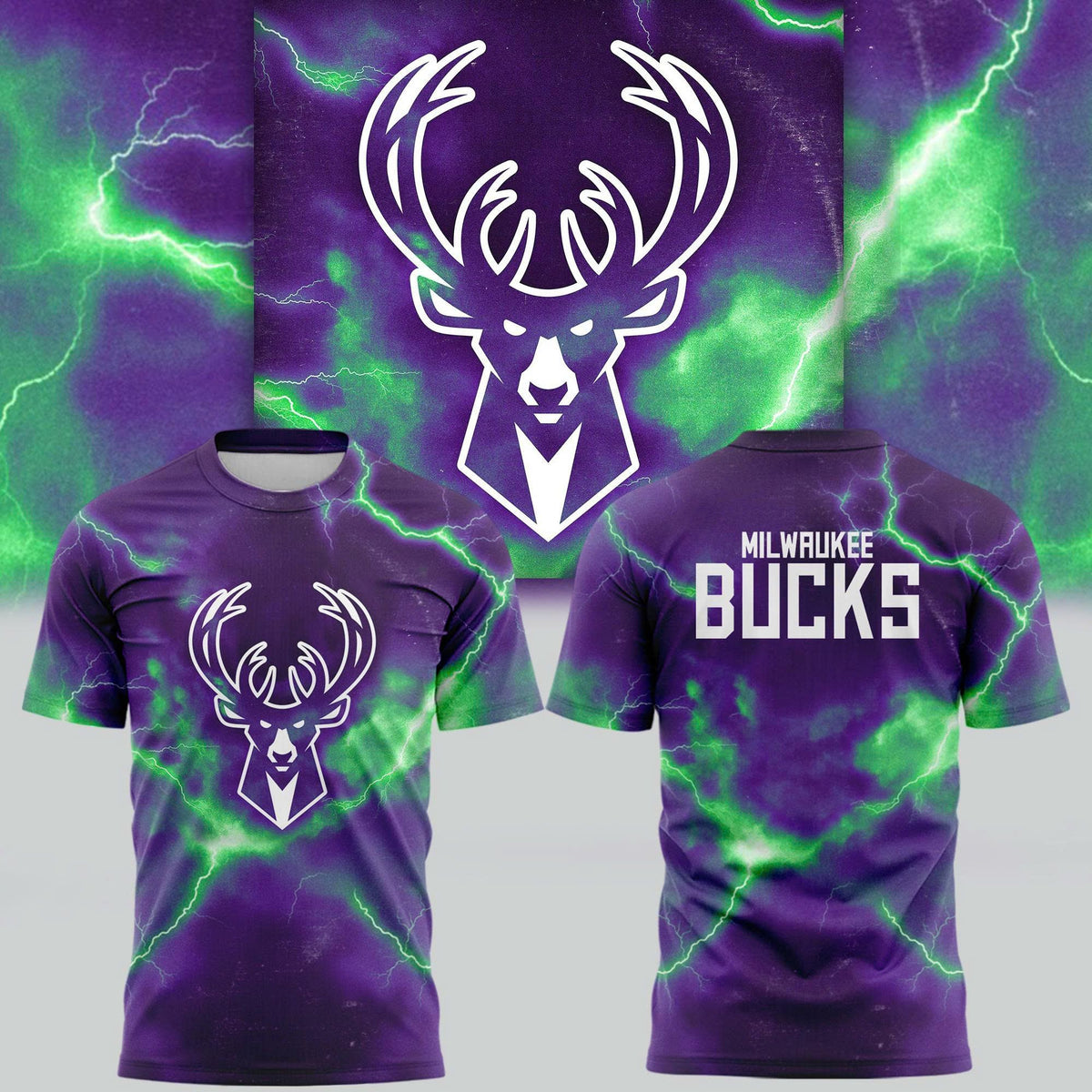 Milwaukee Bucks Uniforms T-Shirt - Limited Edition