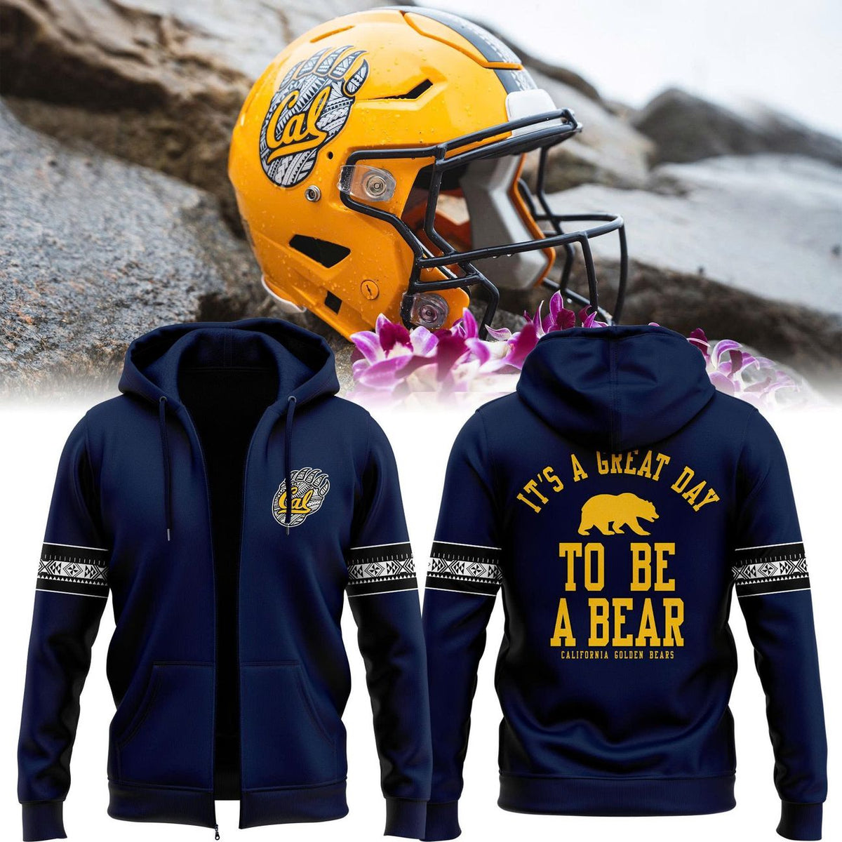 Cal Football "From the Bay to the Islands" Zip Hoodie.
