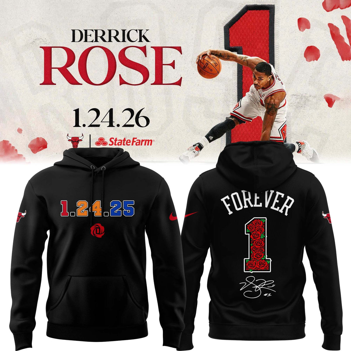 Derrick Rose “Forever #1” Hoodie