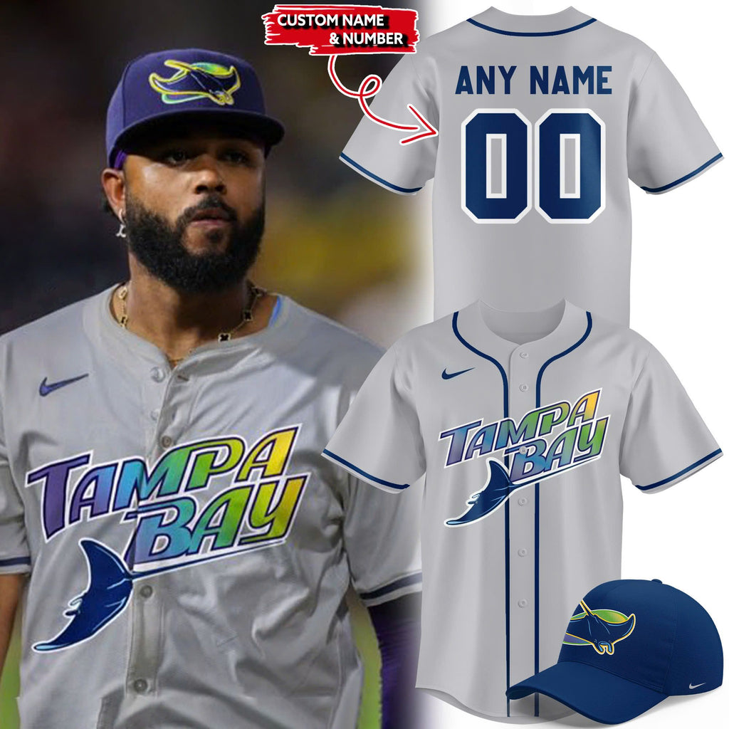 1998 Devil Rays Throwback Jersey / 2023 Throwback Hat