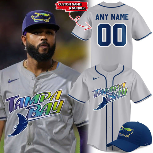 1998 Devil Rays Throwback Jersey / 2023 Throwback Hat