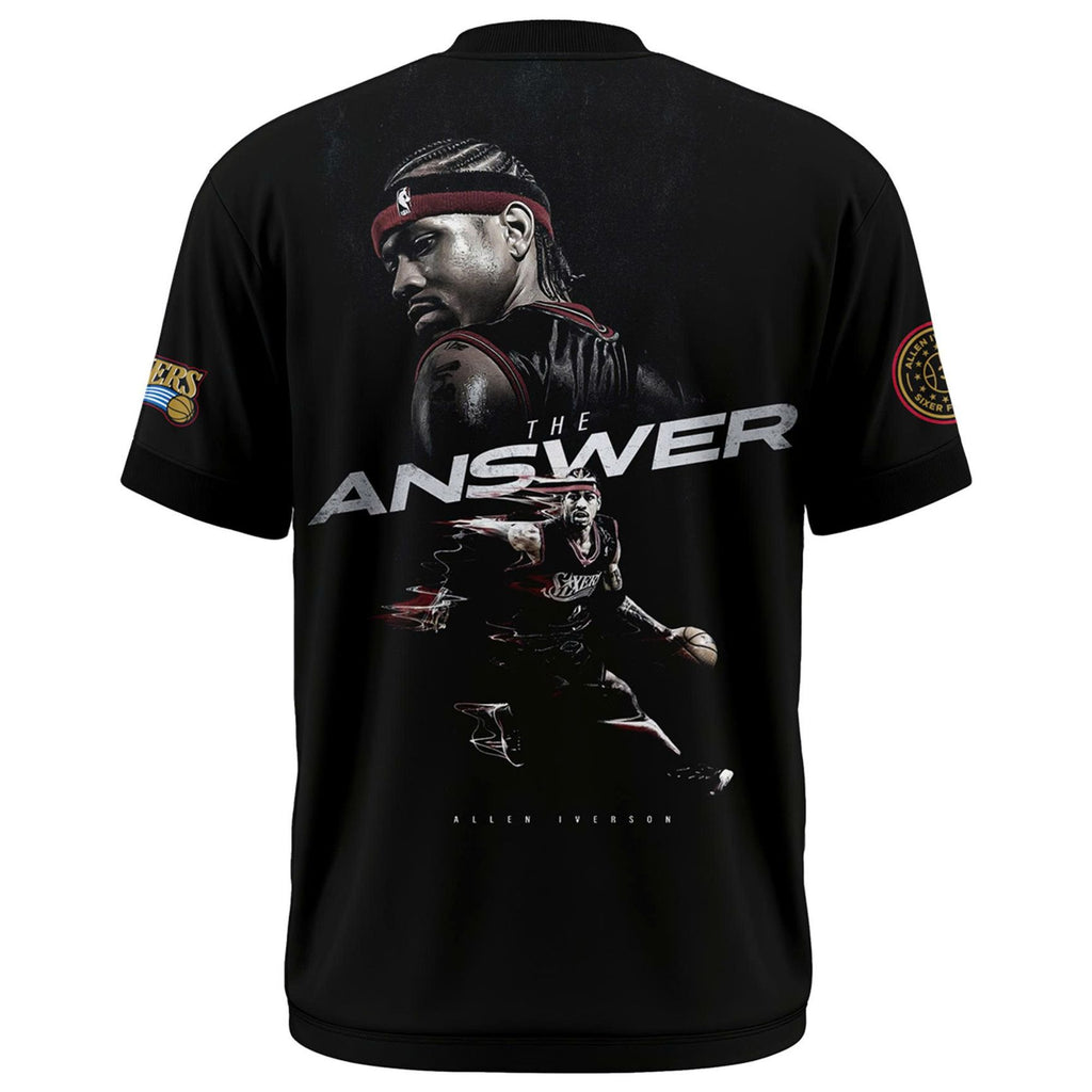 Allen Iverson Philadelphia 76ers T-Shirt - Black