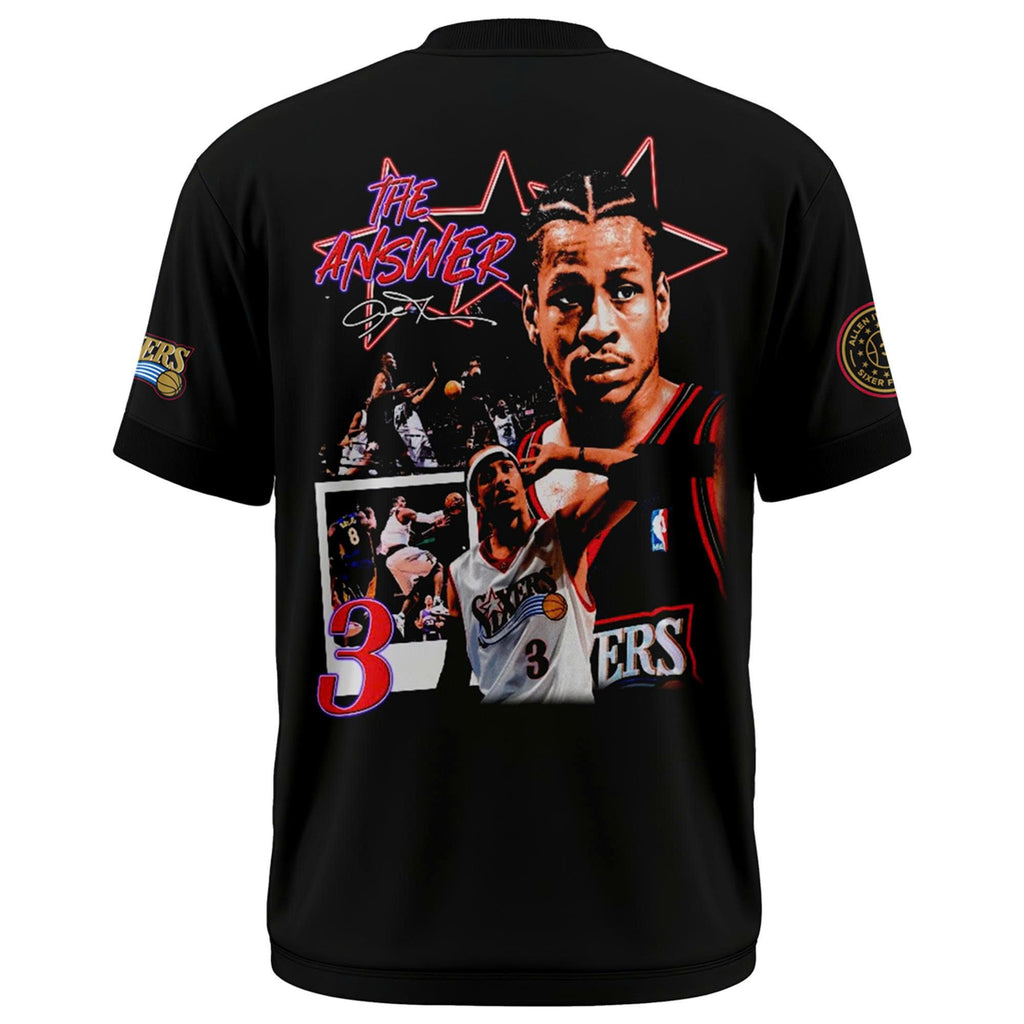 Al Philadelphia 76ers T-Shirt - Black