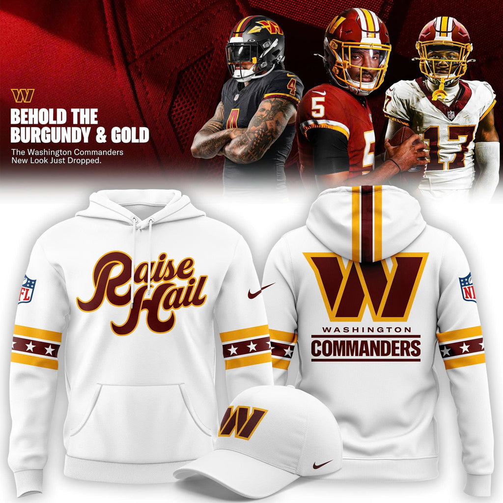 Washington Commanders White Limited Pullover Hoodie 2026
