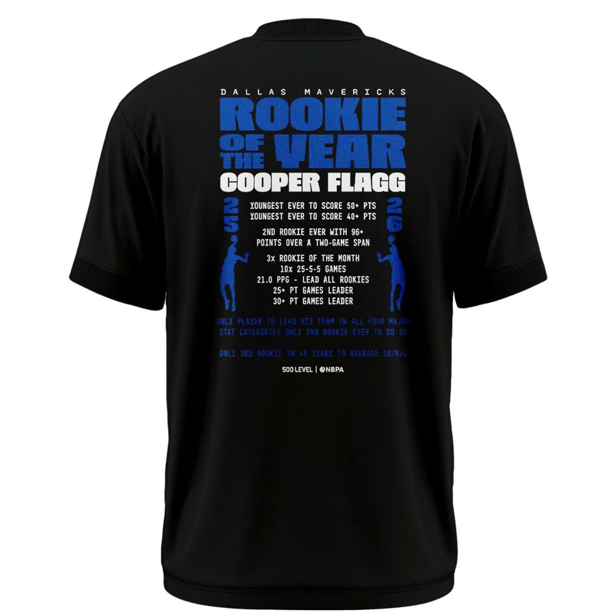 COOPER FLAGG 2025-26 ROOKIE OF THE YEAR T-SHIRT V2