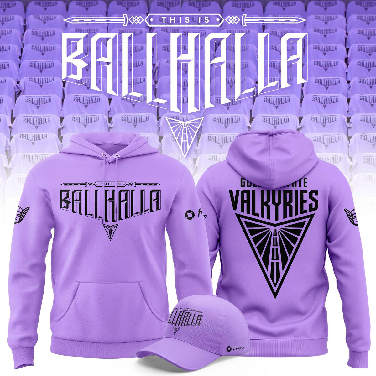 Golden State Valkyries "This is Ballhalla" Hoodie