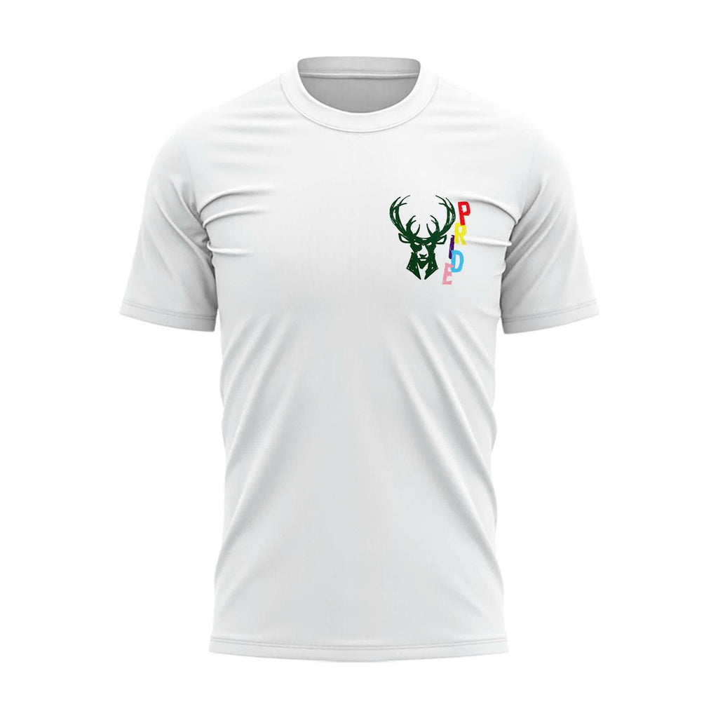 2026 Milwaukee Bucks Pride Night White T-Shirt
