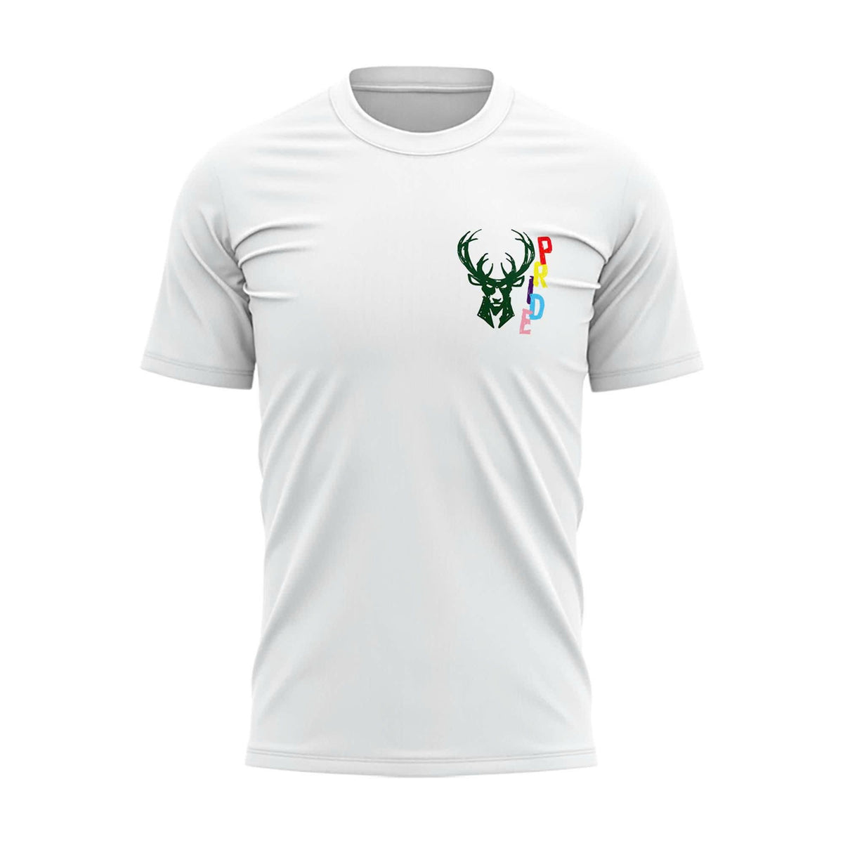 2026 Milwaukee Bucks Pride Night White T-Shirt