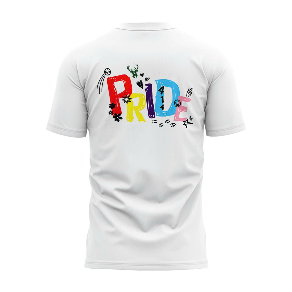 2026 Milwaukee Bucks Pride Night White T-Shirt