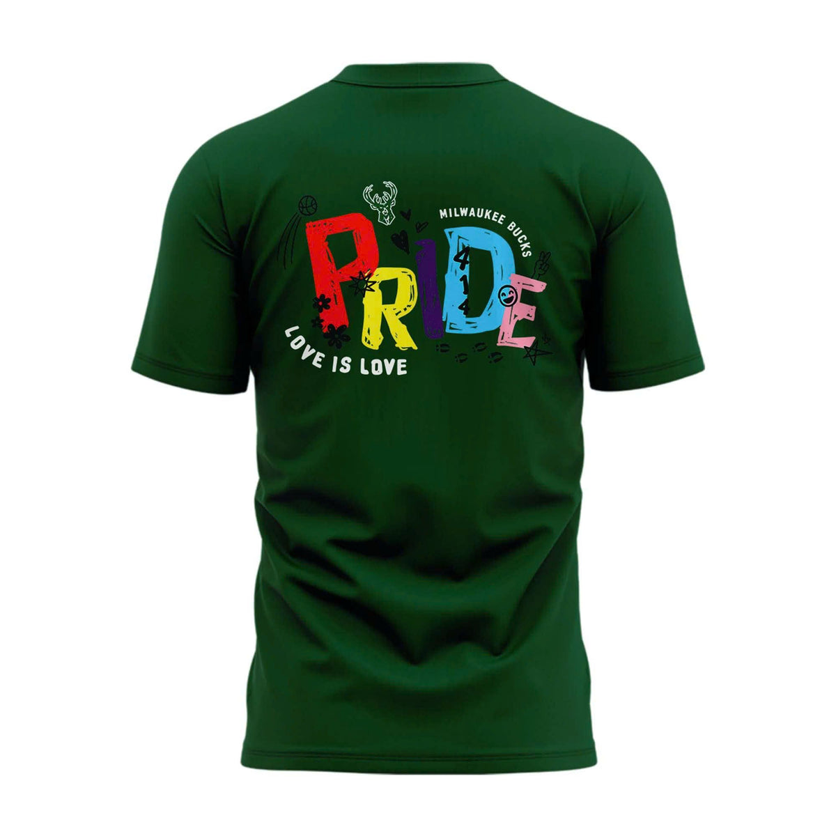 2026 Milwaukee Bucks Pride Night T-Shirt