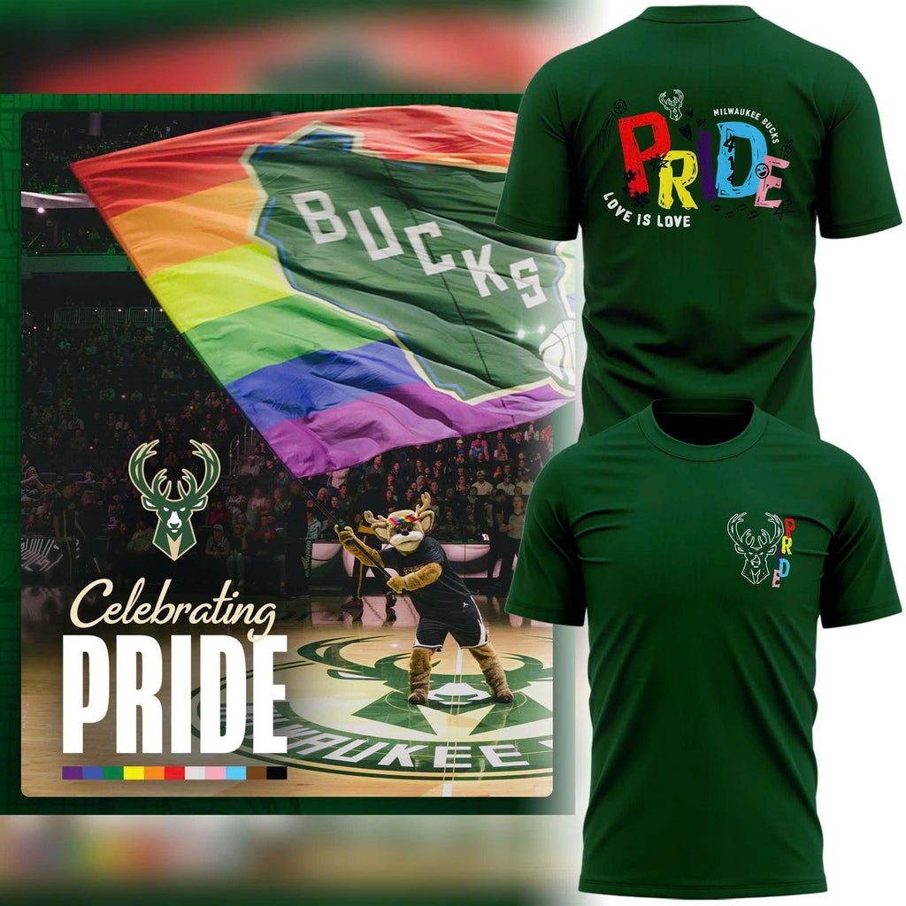2026 Milwaukee Bucks Pride Night T-Shirt