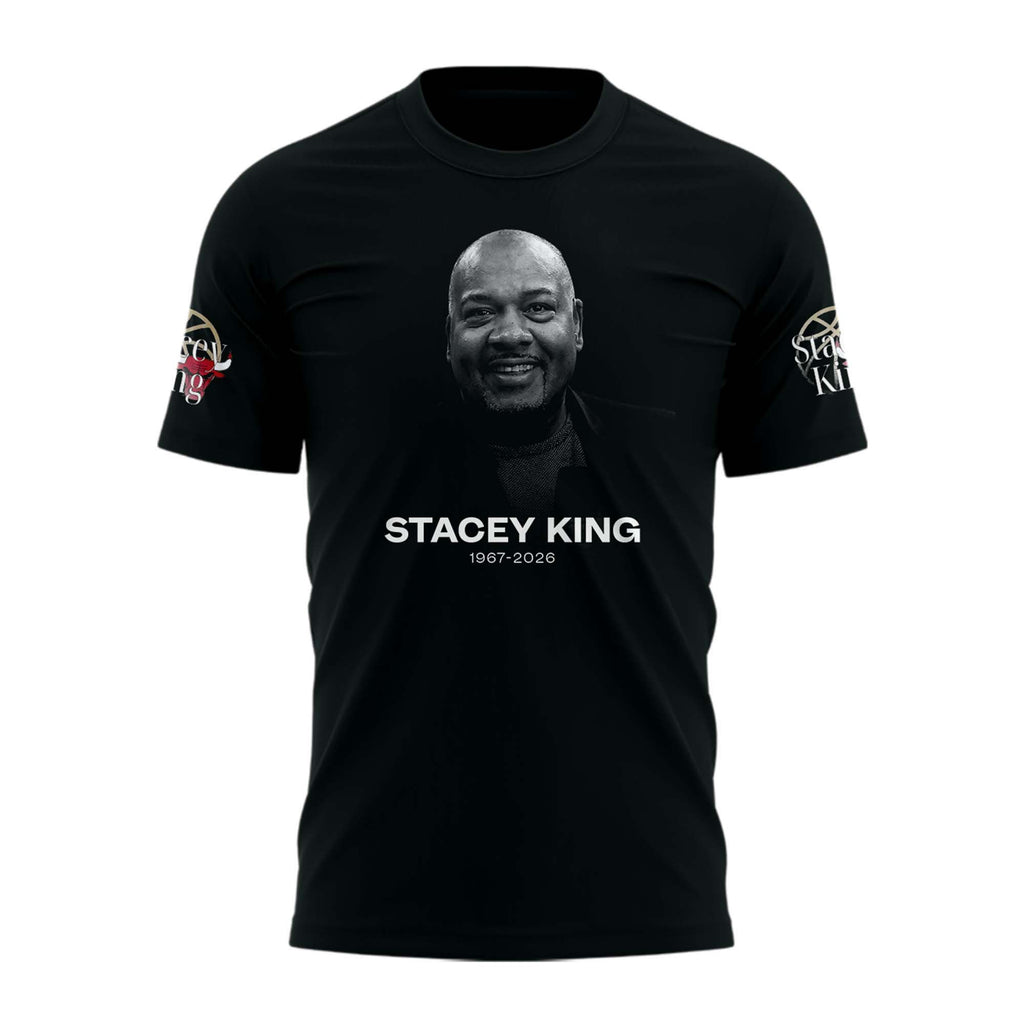 Rest In Peace Stacey King Chicago Bulls Memorial T-Shirt