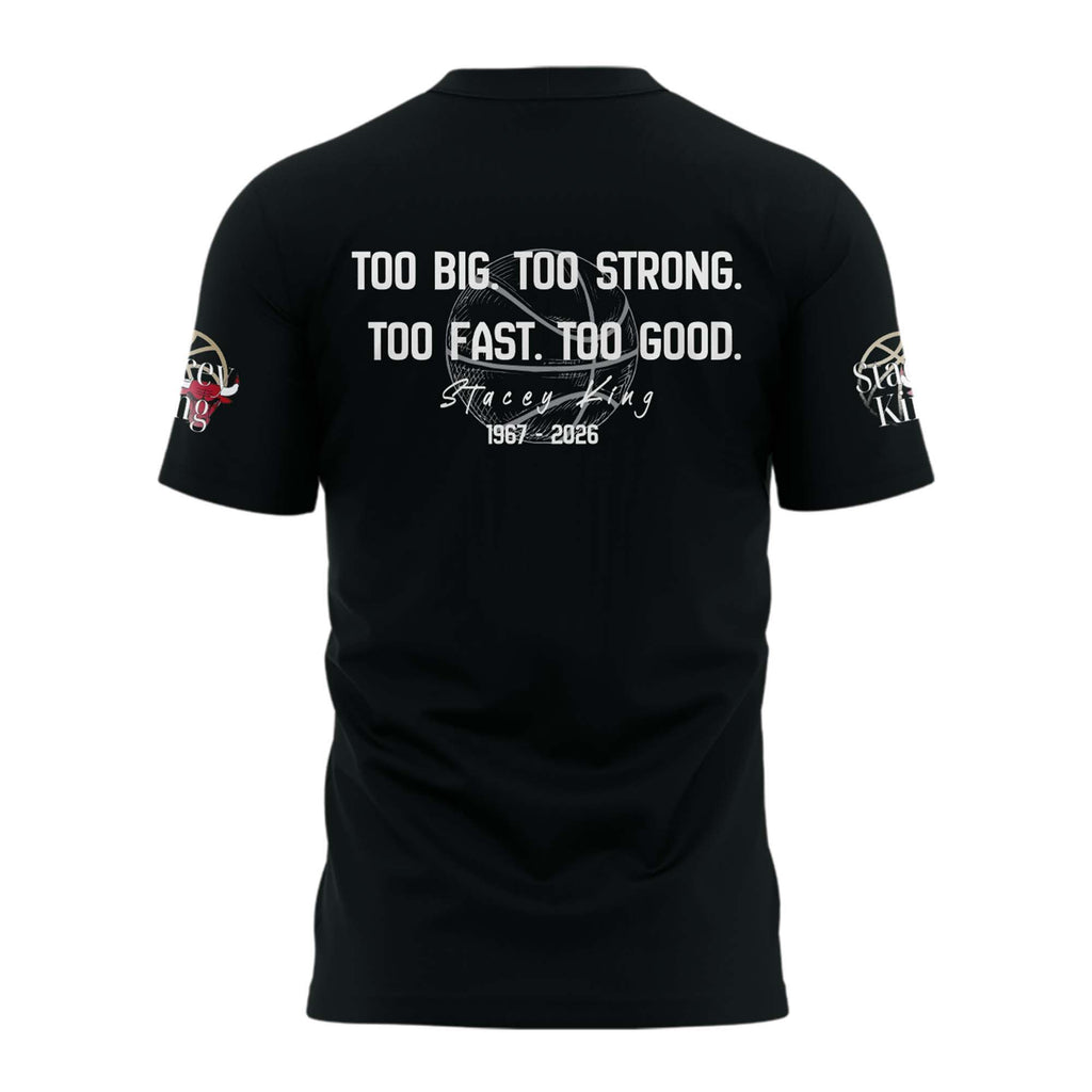 Rest In Peace Stacey King Chicago Bulls Memorial T-Shirt