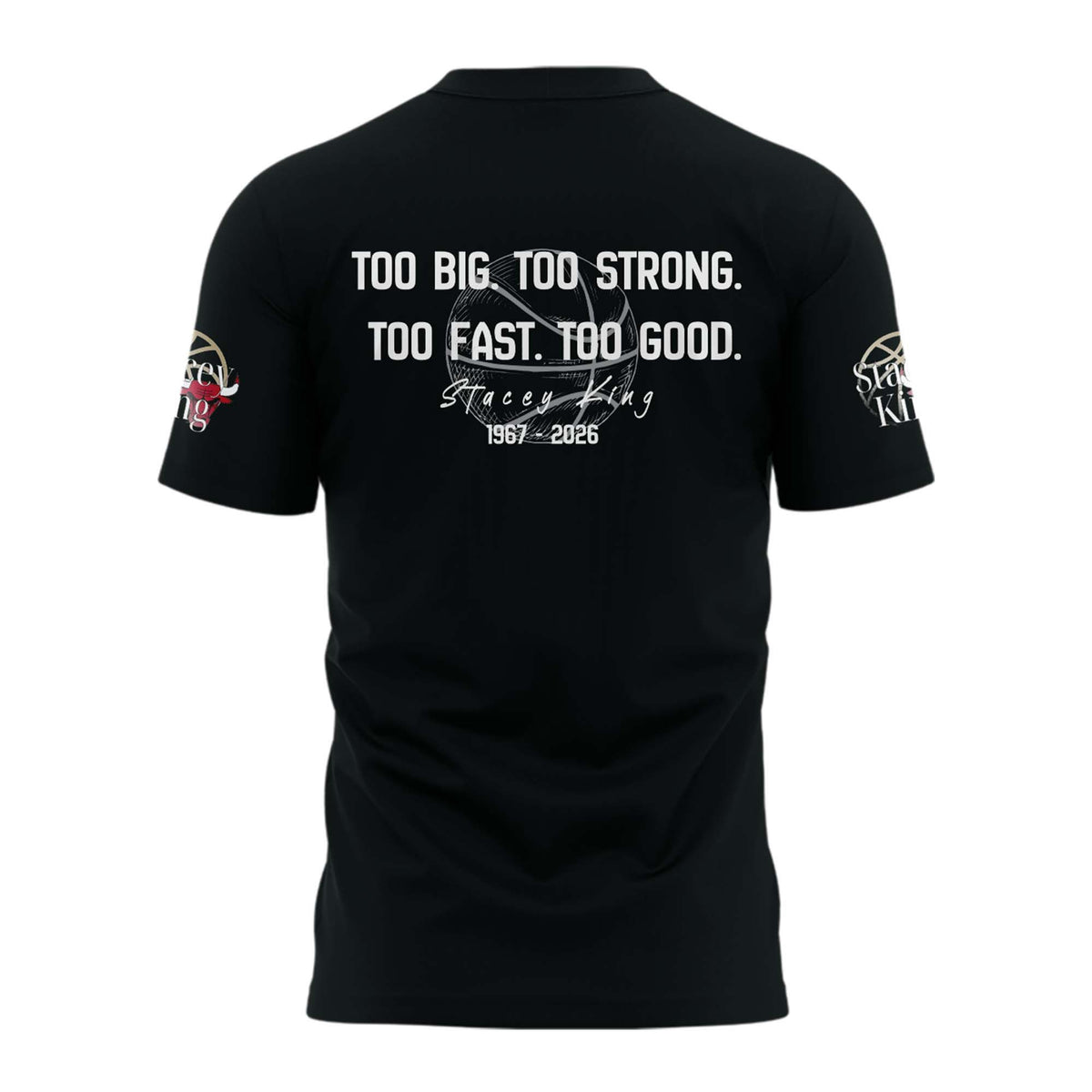 Rest In Peace Stacey King Chicago Bulls Memorial T-Shirt