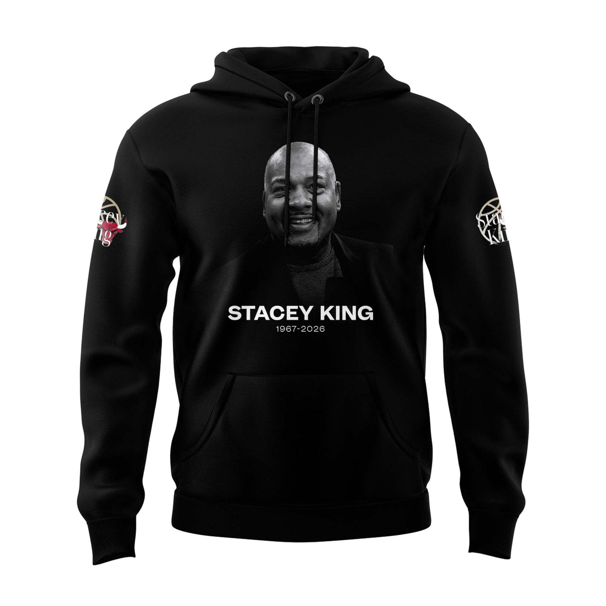 Rest In Peace Stacey King Chicago Bulls Memorial Hoodie