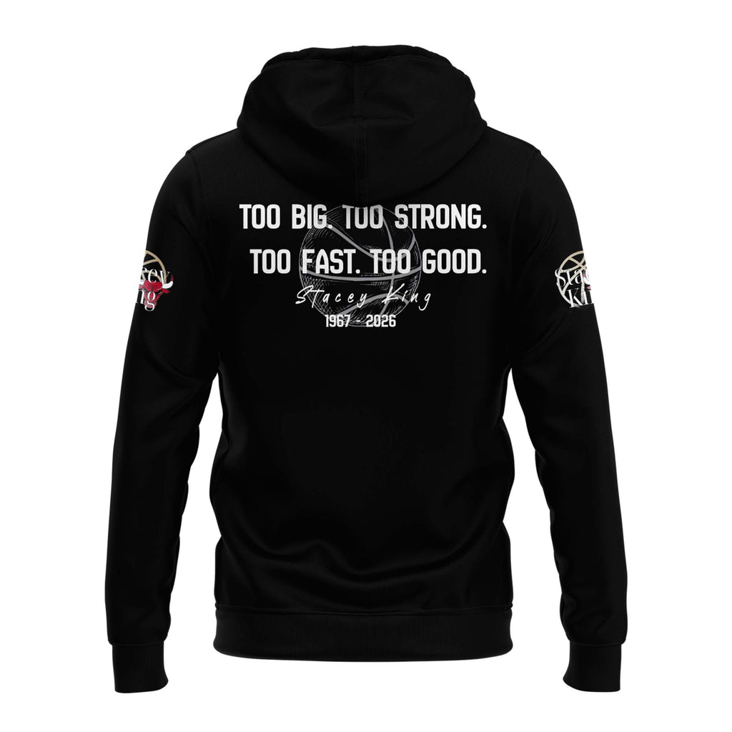 Rest In Peace Stacey King Chicago Bulls Memorial Hoodie