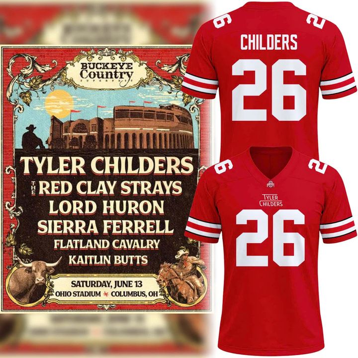 Special 2026 Tyler Childers x Ohio State Football Jersey