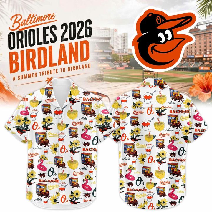 Baltimore Orioles 2026 Birdland Hawaii Shirt