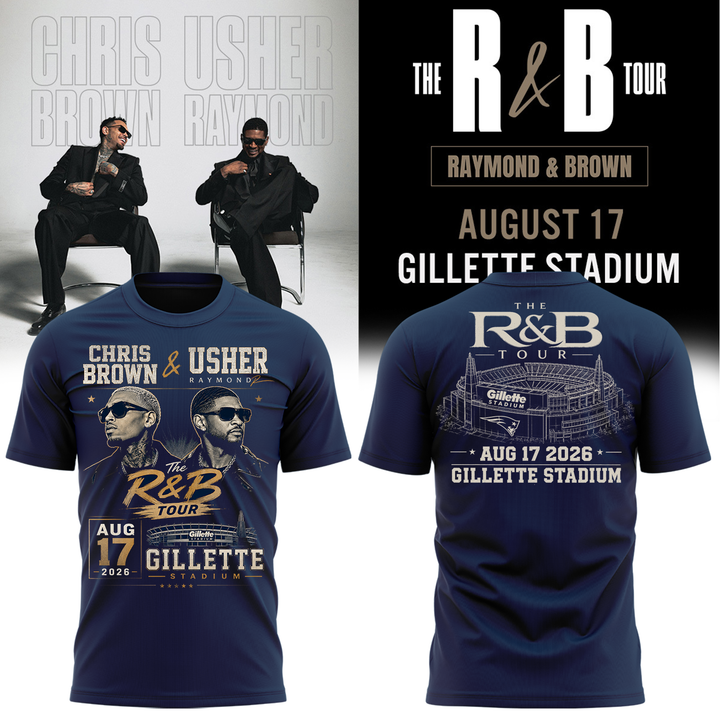 Limited Edition The R&B Tour – Gillette Stadium 2026 T-Shirt