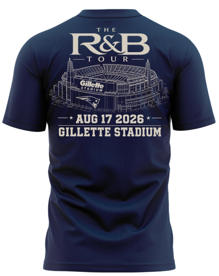 Limited Edition The R&B Tour – Gillette Stadium 2026 T-Shirt
