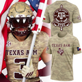 Exclusive T-Shirt Camo Texas A&M Football 2026