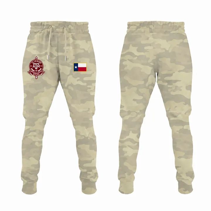 Limited Edition Long Tee Camo Texas A&M Football 2026