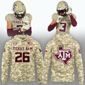 Limited Edition Hoodie Camo Texas A&M Football 2026.