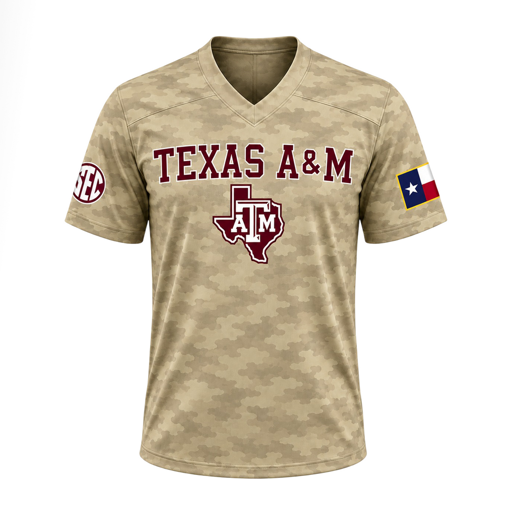 Exclusive Jersey Camo Texas A&M Football 2026