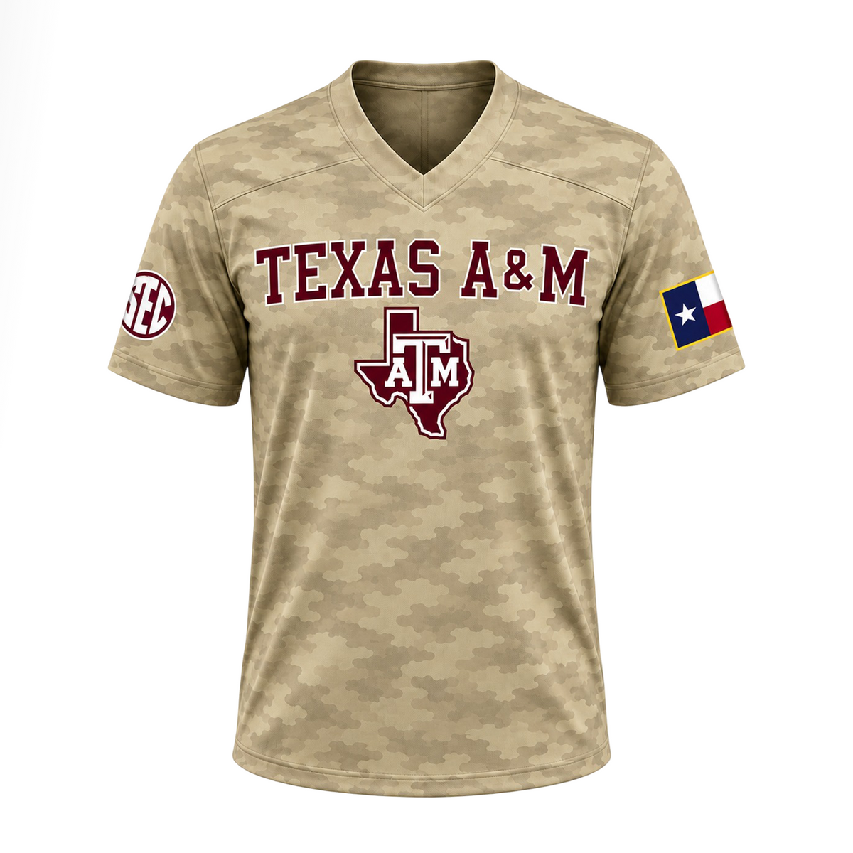 Exclusive Jersey Camo Texas A&M Football 2026